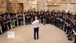 Die Regensburger Domspatzen auf der Pilgerreise in Israel BR Rundschau  09092018 [upl. by Alamap]