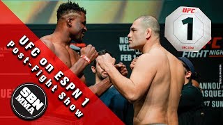 UFC on ESPN 1 Ngannou vs Velaquez PostFight Show [upl. by Ahsataj]