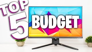 Top 5 Best Budget Gaming Monitor 2024 [upl. by Arodnap]