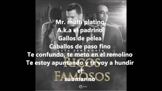 Ricos y famosos  Wisin ft Ñengo flow y Tito el Bambino letra [upl. by Berkie]