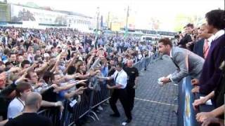 Shia LaBeouf Throws Autographs to Fans [upl. by Baudin]