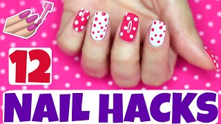 12 BEAUTY LIFE HACKS FÜR SCHÖNE NÄGEL 💅 LACKIEREN GEL PFLEGEN NAILART SELBER MACHEN [upl. by Gault]