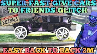 NEW MOC TO MOC GCTF GLITCH SUPER FAST METHOD 🔥 GIVE CARS TO FRIENDS GTA 5 ONLINE [upl. by Nap]