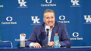 Kentucky Wildcats HC John Calipari  Illinois State Postgame [upl. by Sanbo897]