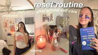 RESET ROUTINE 💌 self care after school [upl. by Nyliac222]