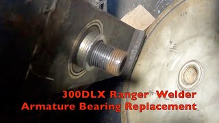 Replacing the Armature Bearing on 300DLX Lincoln Ranger welder [upl. by Aisital]