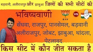 Sendhawa Rajpur Pansemal Badwani Alirajpur Jobat Jhabua Thandla Petlawad exit astro poll [upl. by Lucrece394]