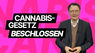 Bundesgesundheitsminister Prof Karl Lauterbach zum Cannabisgesetz [upl. by Agathy564]