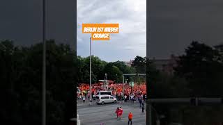 Berlin ist wieder orange 6724 oranje oranjefans euro2024 oranjebus dutch fanwalk berlin [upl. by Aiuhsoj824]