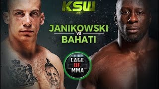 KSW 43  Damian Janikowski vs Yannick Bahati [upl. by Adnilak409]