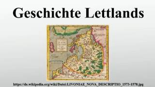 Geschichte Lettlands [upl. by Suivatnom]