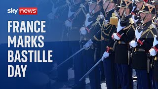 France marks Bastille Day [upl. by Solracesoj]