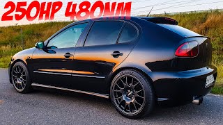 Seat Leon 19 TDI Straight Pipe amp Popcorn limiter with Big Turbo [upl. by Leid]