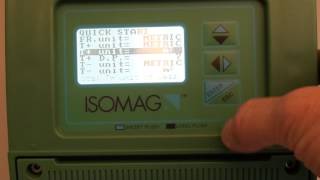 Electromagnetic flowmeter FLOWIZ MV  ISOMAG How to set the totalizer units and decimal settings [upl. by Townie277]