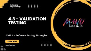 43  Validation testing [upl. by Delastre]