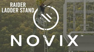 Best Ladder Stand Ever Novix Raider Ladder Stand [upl. by Zilada]