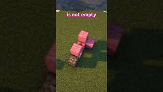 Dropper Ejector  minecraft redstone Mini Builds  shorts dropper elevator clock tutorial [upl. by Drescher]