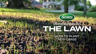 Welcome To The Lawn How to Plant New Grass [upl. by Christie251]