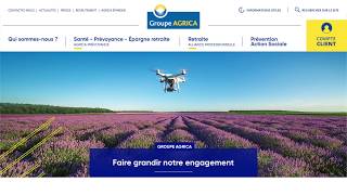 Le site Groupe AGRICA fait peau neuve [upl. by Creight532]