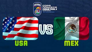 ESTADOS UNIDOS VS MEXICO  DIA 1  PANAMERICANO FINAL SIX  2022 [upl. by Enileuqaj]