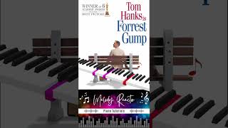 Forrest Gump Feather Theme  Alan Silvestri  piano tutorial [upl. by Moberg]