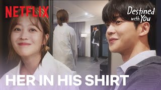 Rowoon is pleasantly surprised by Cho Boah in his shirt  Destined With You Ep 15 ENG SUB [upl. by Littman862]