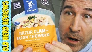 Fishpeople Razor Clam And Bacon Chowder REVIEW 🥓🥄 [upl. by Serena467]