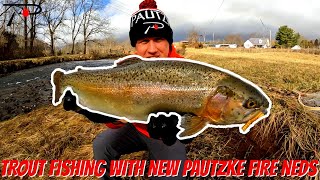 Trout Fishing With New Pautzke Fire Neds [upl. by Alym]