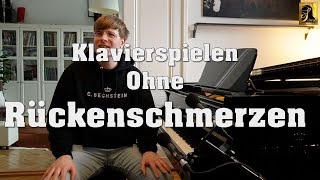 Klavierspielen ohne Rückenschmerzen [upl. by Tur]