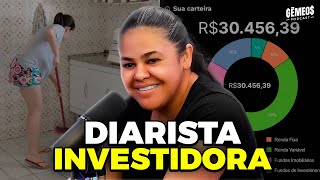 ELA JÁ RECEBE UMA DIÁRIA DE DIVIDENDOS  DIARISTA INVESTIDORA  Gêmeos Podcast 84 [upl. by Liahcim17]