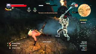 Killing Imlerith without getting hit once fast attacks only  Death March  The Witcher 3 [upl. by Cahn]