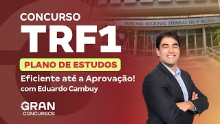 Concurso TRF 1  Plano de Estudos Eficiente até a Aprovação [upl. by Issie]