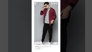 Best Quality Bomber jacket under Rs 1000 😳 shorts fashion menstyle [upl. by Nehtan]