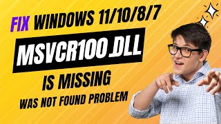 Fix  Windows 111087 MSVCR100 dll Is Missing and Was Not Found Problem  Gateway Solutions [upl. by Krys704]