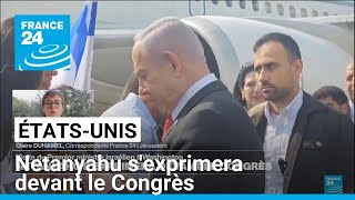 ÉtatsUnis  Netanyahu sexprime devant le Congrès américain pour la quatrième fois [upl. by Ruosnam]