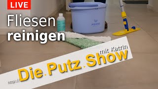 Fliesen reinigen mit JEMAKO®  DiePutzShow mit Katrin [upl. by Danni340]