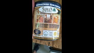 How to Use SAMAN Water Based Varnish to Refinish Wood Stairs [upl. by Richter]