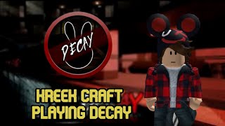 KreekCraft Playing NEW Piggy Decay Chapter END SCENE [upl. by Eyahsal]