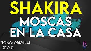 Shakira  Moscas En La Casa  karaoke Instrumental [upl. by Lawrence]