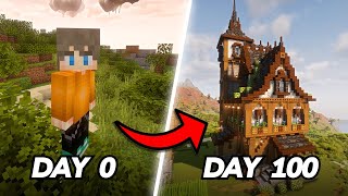 I Survived 100 Days of Minecraft in Terralith  Heres What I Did [upl. by Anitsua]