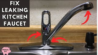 Fix Leaking or Dripping Kitchen Faucet  Single Handle  Delta Peerless [upl. by Juliette]