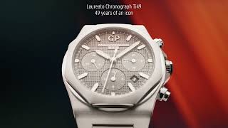 GirardPerregaux Laureato Chronograph Ti49 [upl. by Nollek101]