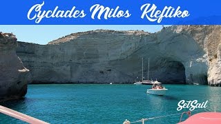 Sailing Through Greece Cyclades E14 Part 2 Milos Adamas to Kleftiko [upl. by Tallu]