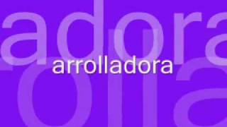 la arrolladora no te conviene con letra [upl. by Hildegaard]