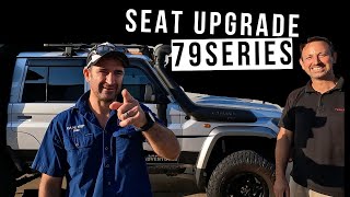 Seat upgrade in the 79 series Landcruiser [upl. by Akehsat496]