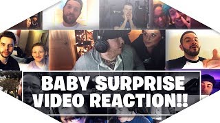 TIMTHETATMAN REACTS TO BABY SURPRISE VIDEO [upl. by Eiramesor141]