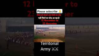 Territorial Army Recruitment 2024 ⚔️🪖 taarmybharti2024 army armylover armystatus shorts [upl. by Hirza]