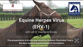 Equine Herpes Virus with Dr Stephanie Brooks  Part One [upl. by Steele285]