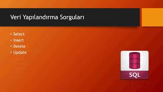 Programlama Dilleri 18 SQL  SQL Nedir  Neler Yapılır [upl. by Euk]