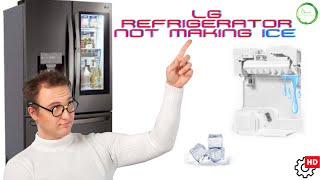 LG Ice Maker Not Making Ice Learn Where the LG Ice Maker Test Button Is and How to Replace It [upl. by Neron]